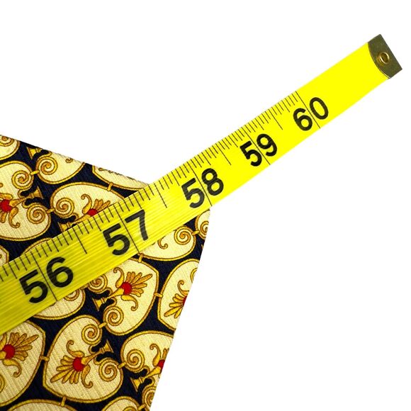 Tutto Matto 100% Silk Dress Tie Made in‎ Italy Bold Geographic Print 58" 3.75" - Picture 10 of 11